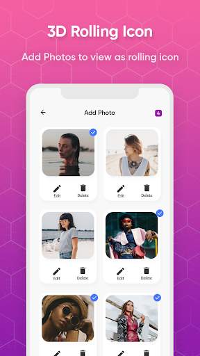 Rolling Icon Launcher 2020 screenshot 4