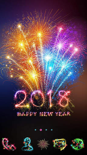 New Year Go Launcher Theme screenshot 2