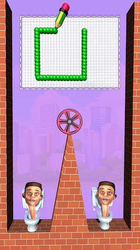 Draw To Smash : Toilet Puzzle скриншот 17