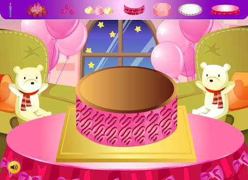 cake decor - Girls Games screenshot 1