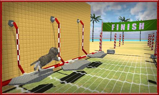 Cat Dog Pets Beach Stunts Sim screenshot 3