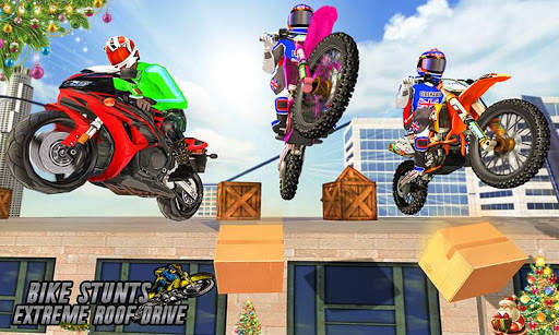 Bike Stunt: Extreme Roof Drive screenshot 4