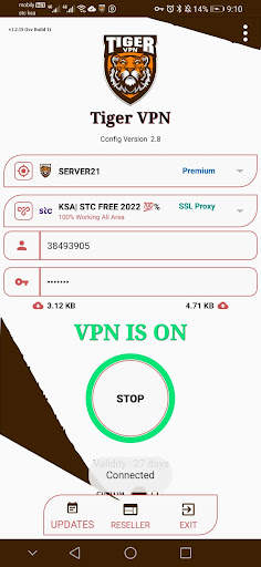 Tiger Vpn screenshot 1