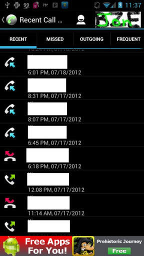 Recent Call Log screenshot 4