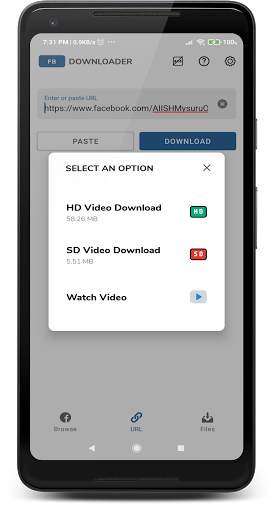 Video downloader for Facebook - VDF screenshot 4