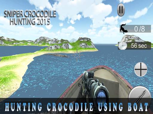 Sniper Crocodile Hunting 2015 screenshot 8