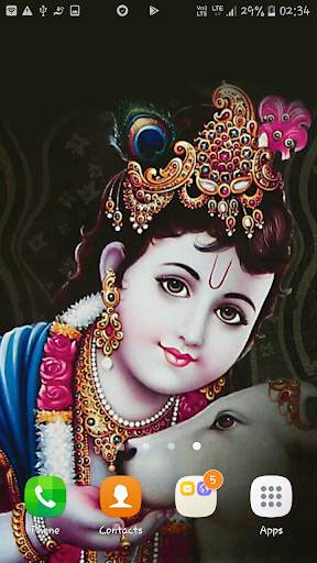 Sri krishna Live Wallpaper screenshot 2