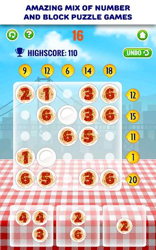 Number puzzle game - Food *Gold edition screenshot 12