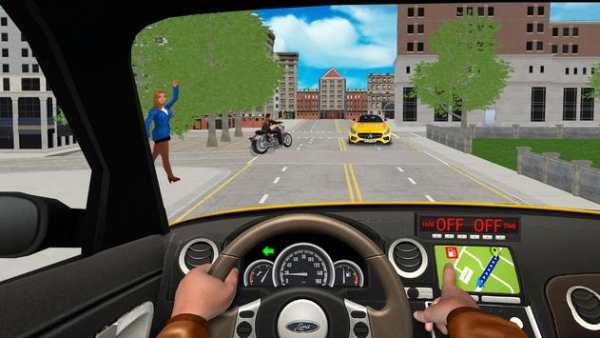 Rapid Crazy Taxi Driving screenshot 1