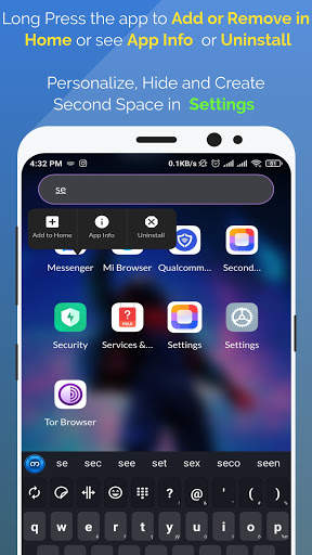 Second Space: Launcher screenshot 4