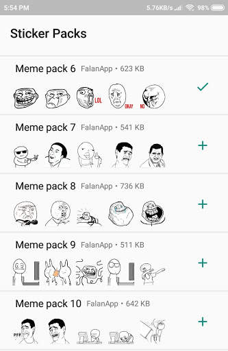 Meme Stickers for Whatsapp - popular memes screenshot 2