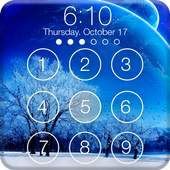 Winter Frost Snowfall Screenlock – PIN Lock Screen 1.0