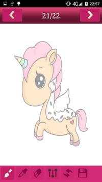 How to draw Cute Unicorns screenshot 8