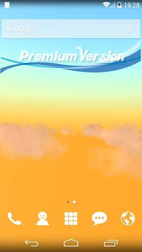 Blue Sky 3D Live Wallpaper screenshot 2