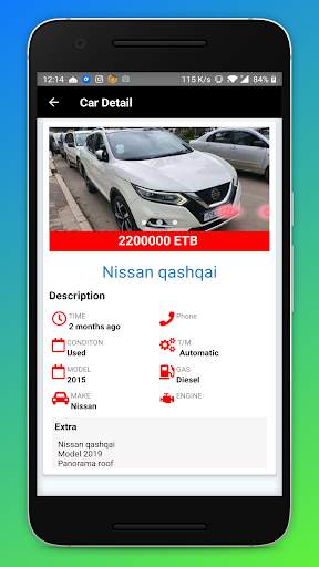 MekinaTera : Buy/Sell Cars in Ethiopia(መኪና ተራ) स्क्रीनशॉट 3