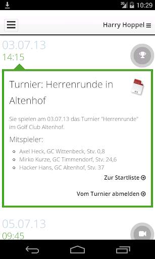 PC CADDIE Golf Club App screenshot 2