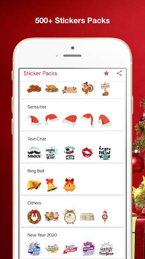 Christmas Stickers for Whatsapp 20 - WAStickerApps screenshot 2