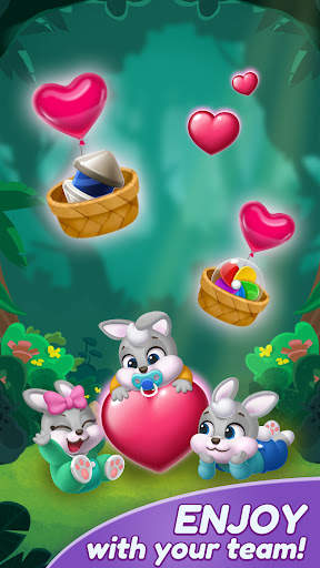 Bunny Pop Blast 7 تصوير الشاشة