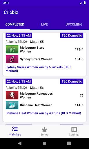 Cricbiz - live cricket score & news screenshot 2