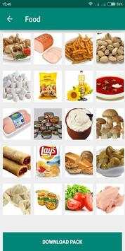 Super Food Pack Photo Sticker for Whatsapp Chat screenshot 2