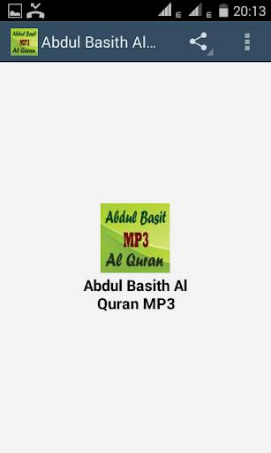 Abdul Basith Al Quran MP3 screenshot 2