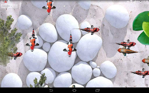 Koi Fish Live Wallpaper 3D screenshot 5