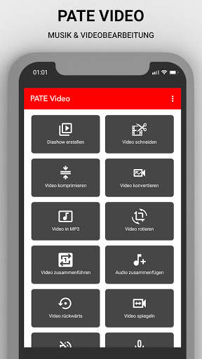PATE Video - Musik & Videobearbeitung screenshot 1