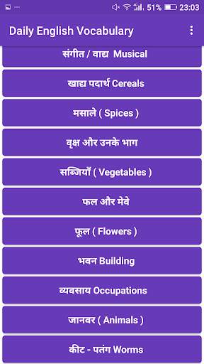 Daily English Vocabulary screenshot 3