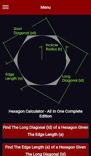Hexagon Calculator - All In One Complete Edition screenshot 1