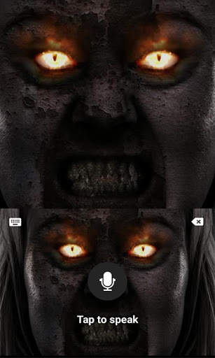 Evil Eyes Fancy Keyboard Theme 5 تصوير الشاشة