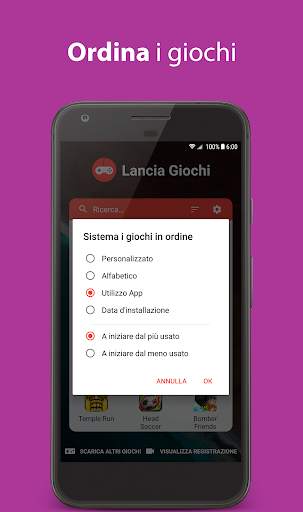 Lancia Giochi - Registrazione schermata e Booster screenshot 8