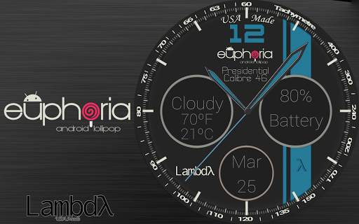 Lambdλ™ Euphoria-OS Watch Face screenshot 1