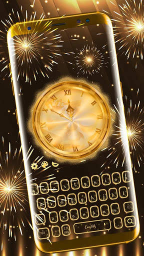 New Year 2018 Keyboard Theme screenshot 1