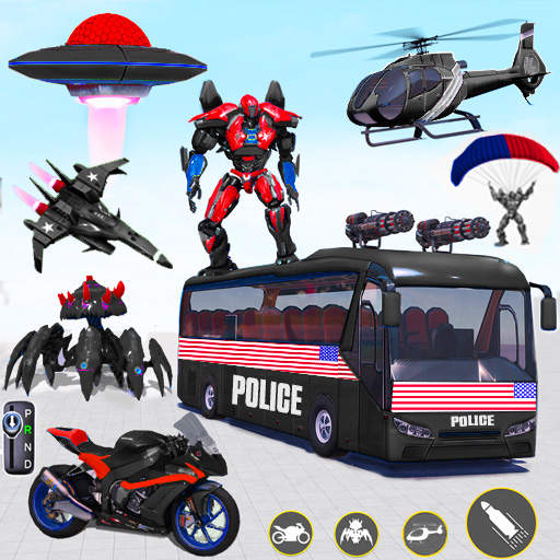 Bus Robot Car War - Robot Game 10.2.6