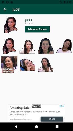 Figurinhas Juliette para Whatsapp screenshot 3