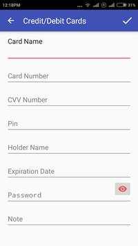 Secure Wallet 4 تصوير الشاشة