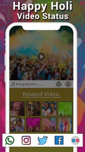 Holi Video Status screenshot 5