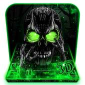 Zombie Skull Keyboard 10001001