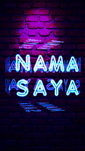 3D Kertas dinding nama saya screenshot 1