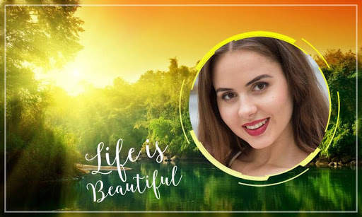 Nature Photo Frames & Text, Stickers screenshot 3