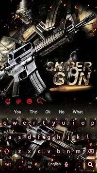 Cool Sniper Gun Keyboard Theme screenshot 4