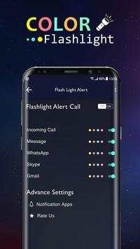 Flashlight : Torch LED Flashalert On Call screenshot 6