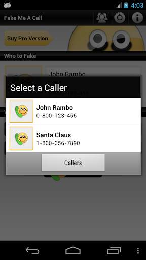 Fake Me A Call screenshot 2