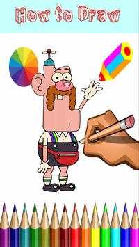 How to draw : Uncle Grandpa  cartoon network скриншот 1