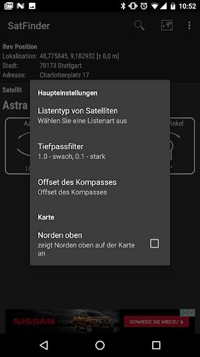 SatFinder screenshot 5