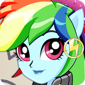 Dress up Rainbow Dash Dance Magic icon