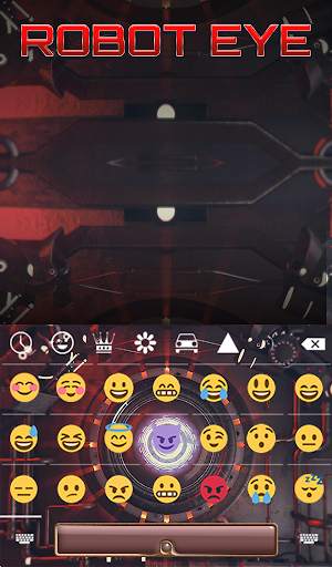 Robot Eye Animated Keyboard    स्क्रीनशॉट 4