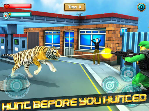 Wild Tiger Simulator: 3D Jurasic Park Adventure screenshot 8