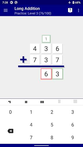 Long Addition screenshot 2