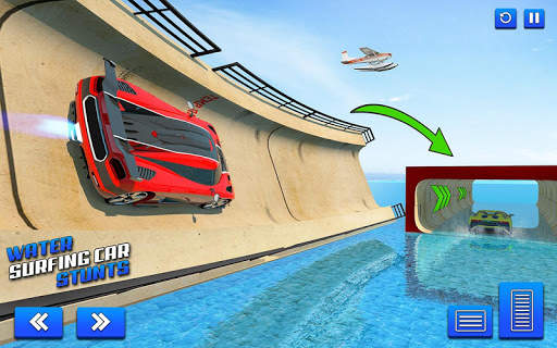 Water Surfing Car Stunt Games: Car Racing Games screenshot 5
